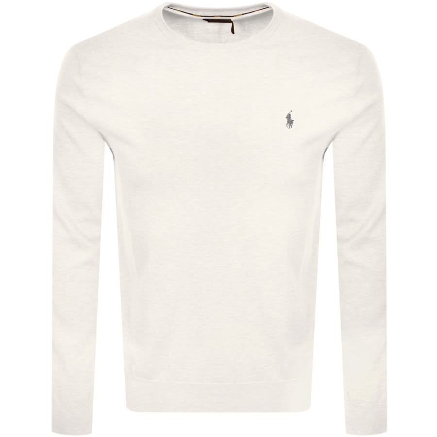 Alternative Image for ProductRalph Lauren Crew Neck Knit Jumper Cream1
